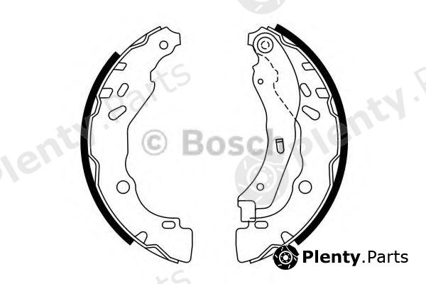  BOSCH part 0986487782 Brake Shoe Set