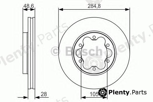  BOSCH part 0986479R27 Brake Disc
