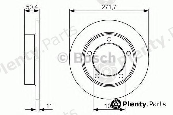  BOSCH part 0986479R73 Brake Disc