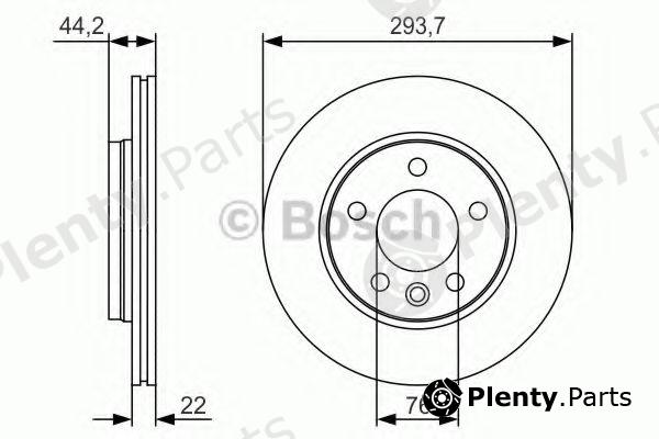  BOSCH part 0986479S06 Brake Disc