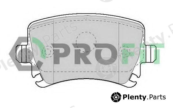  PROFIT part 5000-1636 (50001636) Brake Pad Set, disc brake