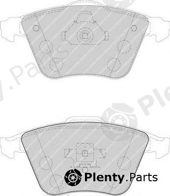  FERODO part FDB1706 Brake Pad Set, disc brake