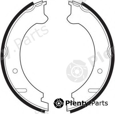  FERODO part FSB522 Brake Shoe Set, parking brake