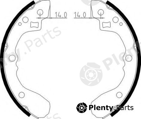  FERODO part FSB609 Brake Shoe Set