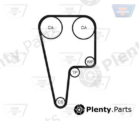  OPTIBELT part ZRK1066 Timing Belt