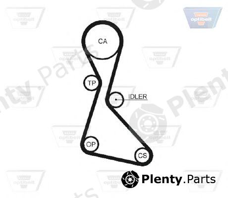  OPTIBELT part ZRK1135 Timing Belt