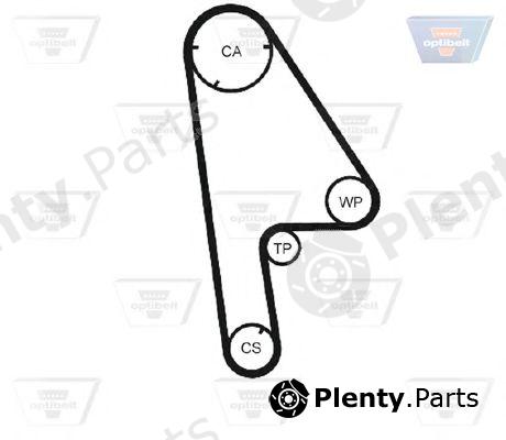  OPTIBELT part ZRK1166 Timing Belt