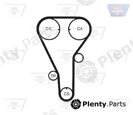  OPTIBELT part ZRK1209 Timing Belt