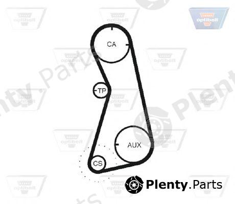  OPTIBELT part ZRK1222 Timing Belt