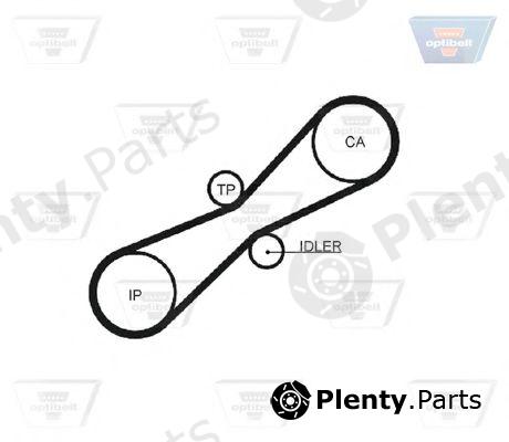  OPTIBELT part ZRK1257 Timing Belt