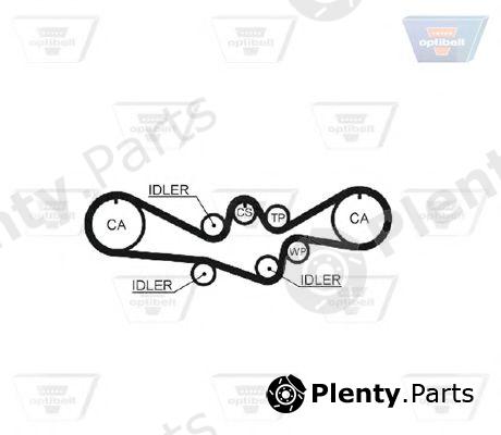  OPTIBELT part ZRK1284 Timing Belt