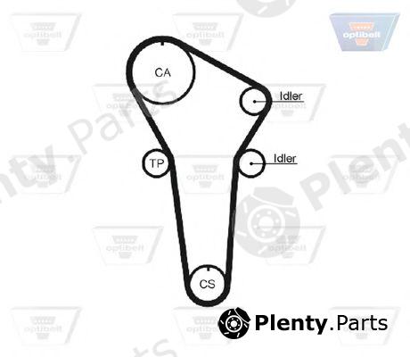  OPTIBELT part ZRK1448 Timing Belt