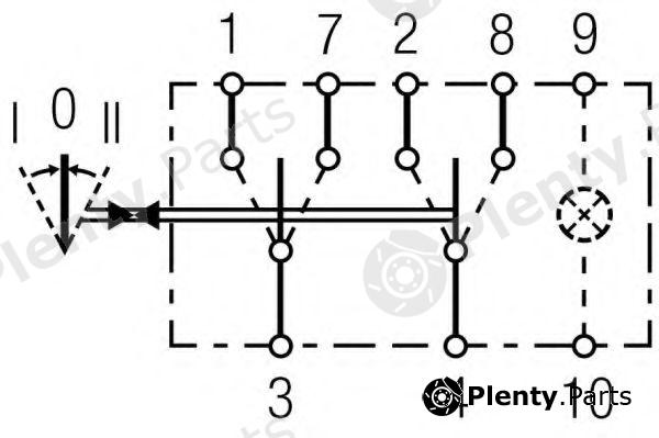  HELLA part 6GM007832-251 (6GM007832251) Switch