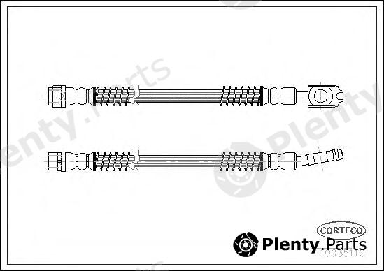  CORTECO part 19035110 Brake Hose