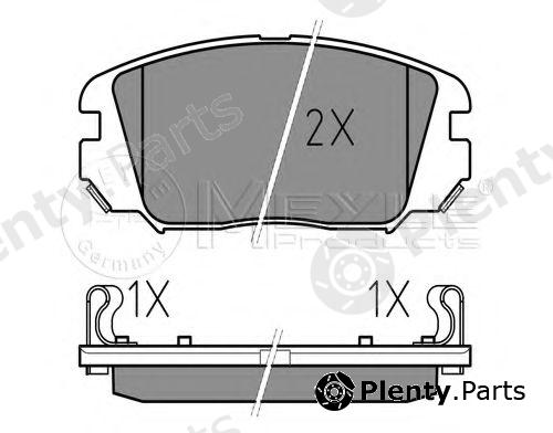  MEYLE part 0252461817/W (0252461817W) Brake Pad Set, disc brake