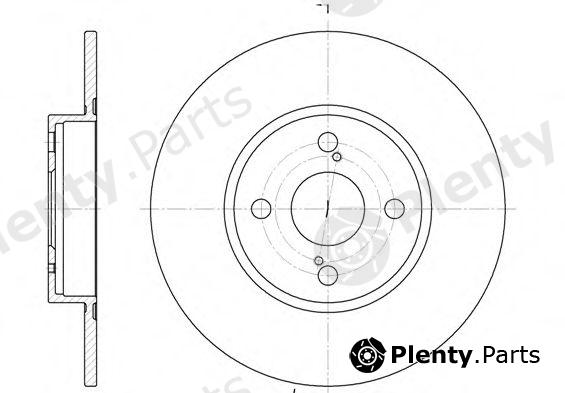  REMSA part 6900.00 (690000) Brake Disc