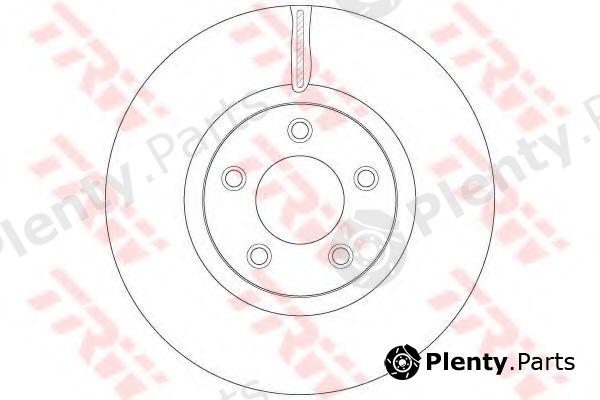  TRW part DF6490S Brake Disc