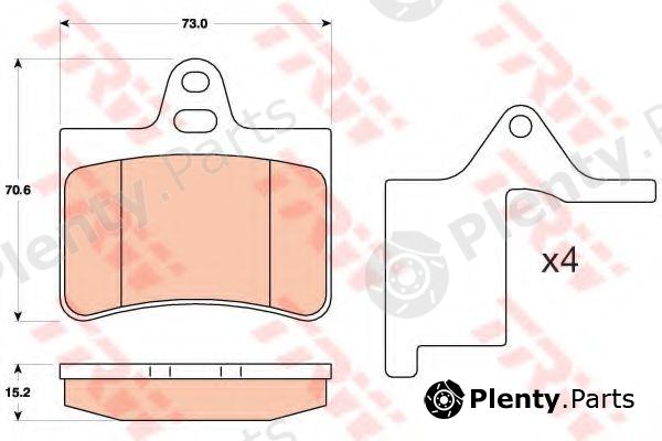  TRW part GDB2030 Brake Pad Set, disc brake