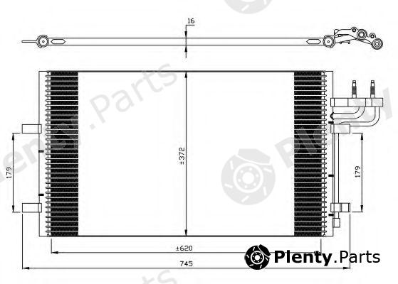  NRF part 35551 Condenser, air conditioning