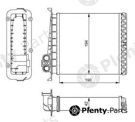  NRF part 54284 Heat Exchanger, interior heating
