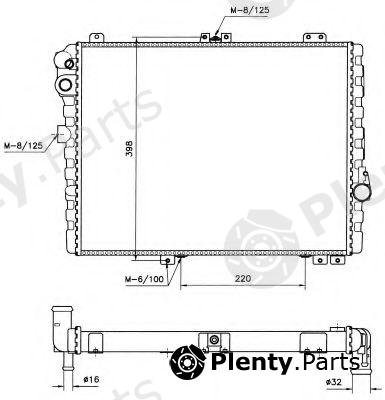  NRF part 58579 Radiator, engine cooling