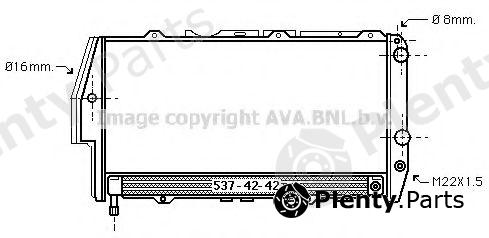  AVA QUALITY COOLING part AI2049 Radiator, engine cooling