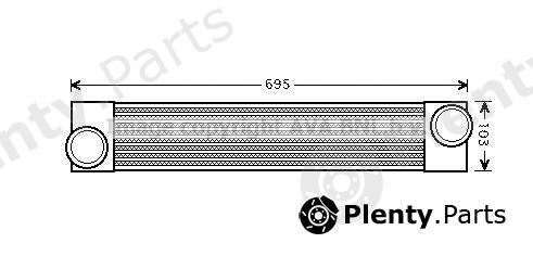 AVA QUALITY COOLING part BWA4375 Intercooler, charger
