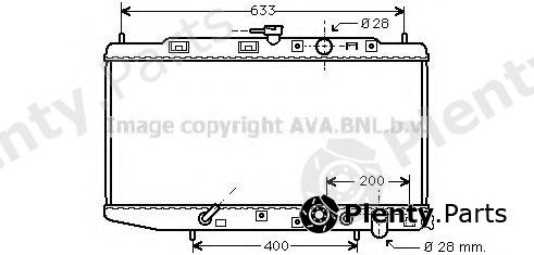  AVA QUALITY COOLING part HD2049 Radiator, engine cooling