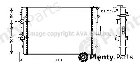  AVA QUALITY COOLING part IVA2087 Radiator, engine cooling