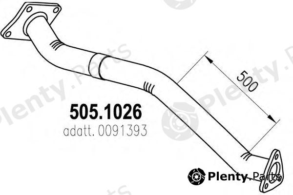  ASSO part 505.1026 (5051026) Exhaust Pipe