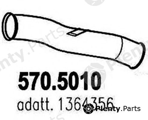  ASSO part 570.5010 (5705010) Exhaust Pipe