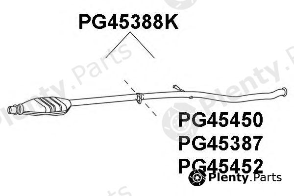  VENEPORTE part PG45450 Repair Pipe, catalytic converter