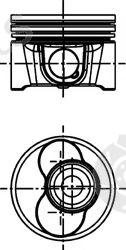  KOLBENSCHMIDT part 99832600 Piston