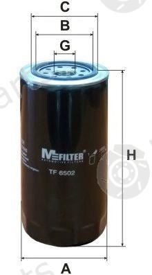  MFILTER part TF6502 Oil Filter