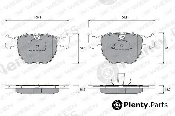  WEEN part 151-1269 (1511269) Brake Pad Set, disc brake