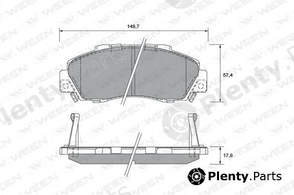  WEEN part 151-2171 (1512171) Brake Pad Set, disc brake