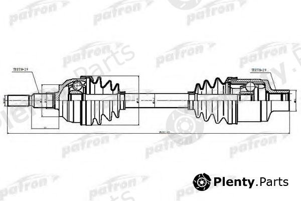  PATRON part PDS0622 Drive Shaft