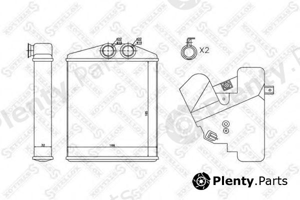  STELLOX part 10-35122-SX (1035122SX) Heat Exchanger, interior heating