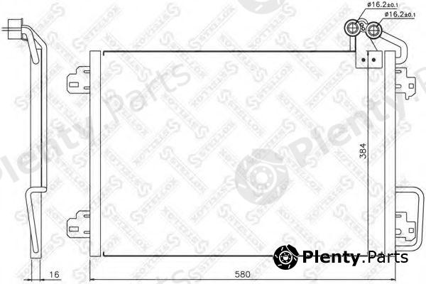  STELLOX part 10-45197-SX (1045197SX) Condenser, air conditioning