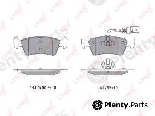  LYNXauto part BD-8039 (BD8039) Brake Pad Set, disc brake