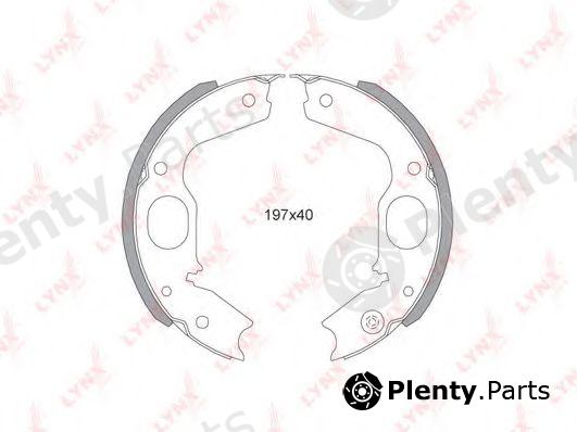  LYNXauto part BS5505 Brake Shoe Set