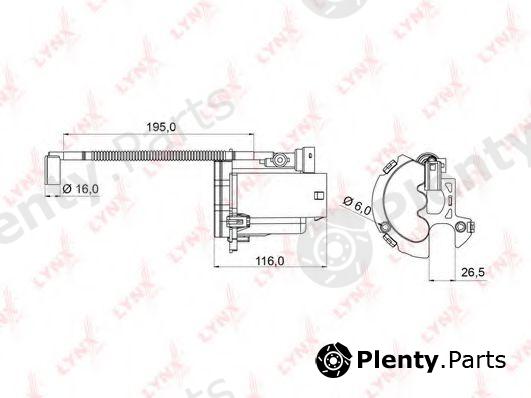  LYNXauto part LF-992M (LF992M) Fuel filter