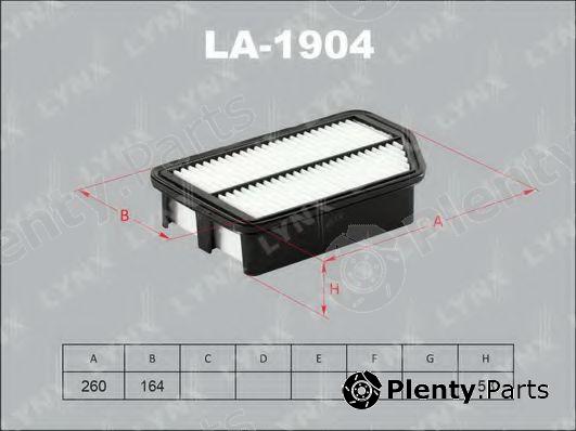  LYNXauto part LA-1904 (LA1904) Air Filter