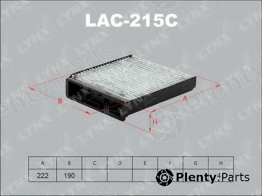  LYNXauto part LAC-215C (LAC215C) Filter, interior air