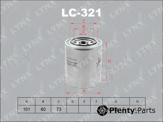  LYNXauto part LC321 Oil Filter