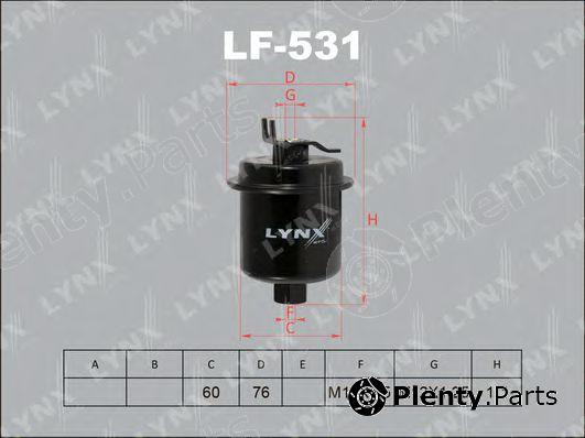  LYNXauto part LF531 Fuel filter