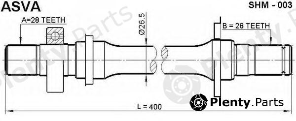  ASVA part SHM003 Replacement part