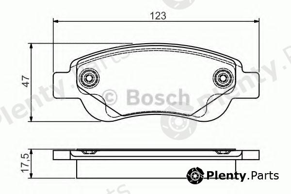  BOSCH part 0986495085 Brake Pad Set, disc brake