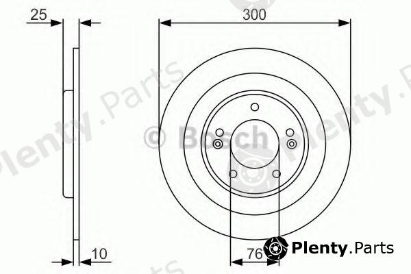  BOSCH part 0986479A46 Brake Disc