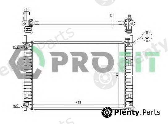  PROFIT part PR2562A2 Radiator, engine cooling